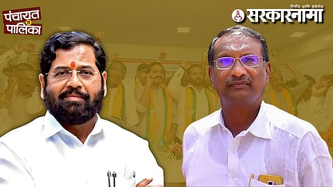 Shiv Sena’s Siddhi Vastare celebrates her mayoral victory in Mohol after defeating BJP candidate Shital Kshirsagar in a high-voltage municipal election battle.