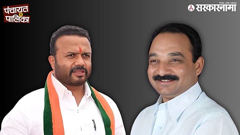 Former Youth Congress leader Viraj Shinde and supporters join NCP Ajit Pawar faction in the presence of minister Makrand Patil at Kisan Veer factory in Satara.