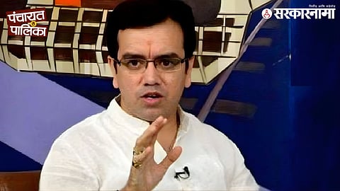 Shiv Sena (UBT) Thane district chief Kedar Dighe reacting to unopposed wins in municipal elections, raising questions over the NOTA option and election process through a social media post.