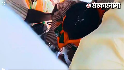 Anant Jadhav BJP candidate hospitalized after collapsing at rally