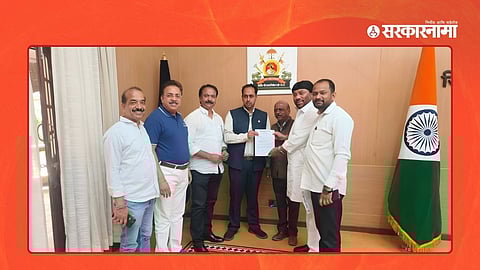NCP Ajit Pawar Delegation with Collector