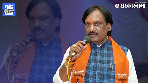 Shiv Sena UBT leader Ambadas Danve during political discussions ahead of Chhatrapati Sambhajinagar mayoral reservation draw, amid BJP majority and ST category uncertainty.