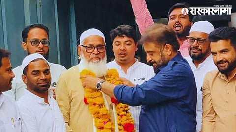 AIMIM leader Imtiaz Jaleel announces Sher Khan Haji Abdul Rehman as party group leader in Chhatrapati Sambhajinagar Municipal Corporation after strong electoral performance.