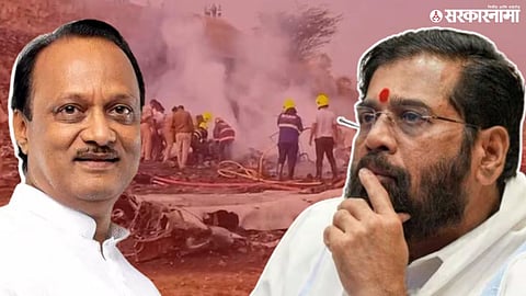 Ajit Pawar Plane accident; Eknath Shinde
