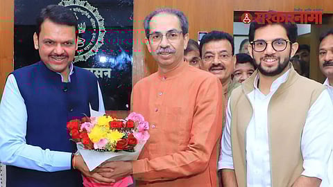 BJP Shiv Sena UBT alliance 