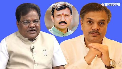 BJP MLA Rana Jagjitsingh Patil after Dharashiv Zilla Parishad results, emerging as the key power broker while Mahayuti secures control.