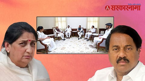 sunetra pawar delhi visit