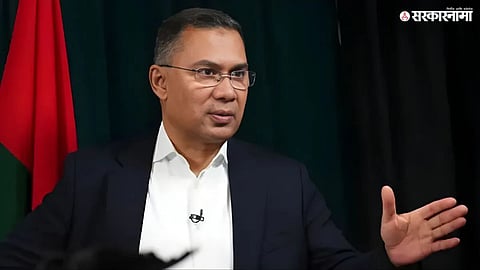 BNP leader Tarique Rahman reacts after Bangladesh election results confirm party’s victory and his expected rise as Prime Minister.