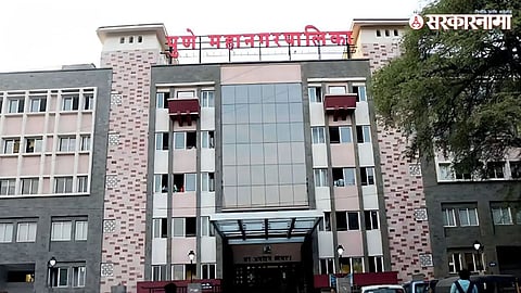 Pune Municipal Corporation Standing Committee meeting amid heated debate over 500 sq ft property tax waiver proposal.