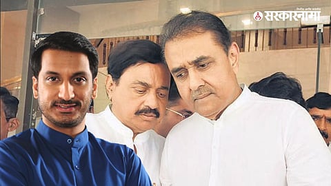 Parth Pawar Sunil Tatkare, Praful Patel