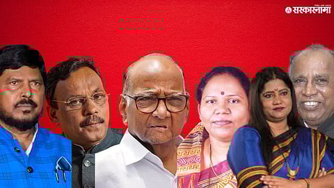 Sharad Pawar Jyoti Waghmare Ramrao Wadkute Vinod Tawde Rajya Sabha Election