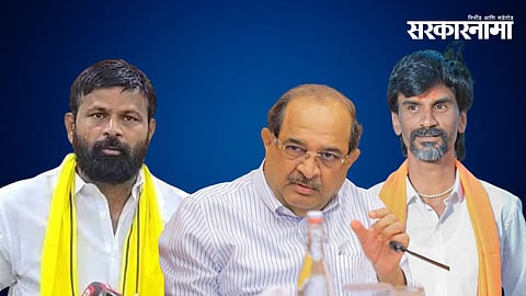  Laxman Hake, Radhakrishna Vikhe Patil, Manoj Jarange Patil