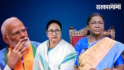 Narenda Modi, Mamata Banerjee, President Droupadi Murmu