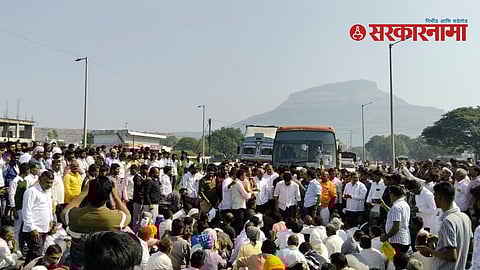 farmers protest over Kumbh Mela land acquisition