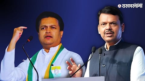 Congress MLA Amit Deshmukh speaking during the Maharashtra Assembly session, criticizing the state budget and raising concerns over rising debt, per capita income decline, and Marathwada development issues.