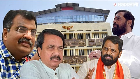 raigad zilla parishad president election; ravindra chavan, sunil tatkare, Bharat Gogawale And Eknath Shinde