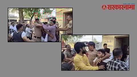 Jalgaon Police Station Fight
