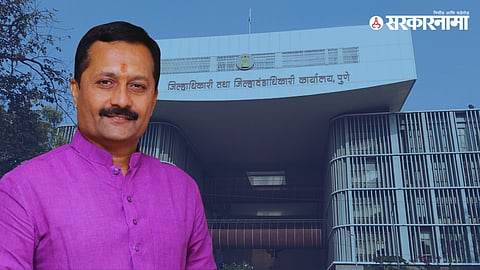 Hemant Rasane submits a demand to District Collector Jitendra Dudi seeking strict monitoring of LPG gas agencies in Pune to prevent black marketing.