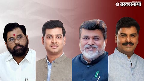 eknath shinde, shrikant shinde, uady samnat, rahul shevale 