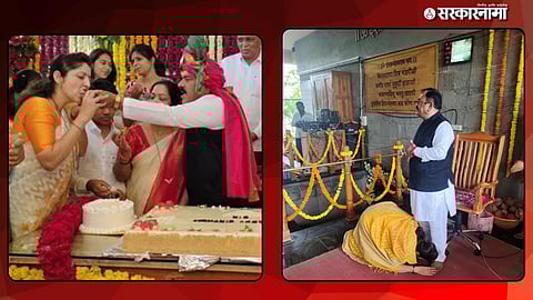 Rupali Chakankar with Captain Ashok Kharat