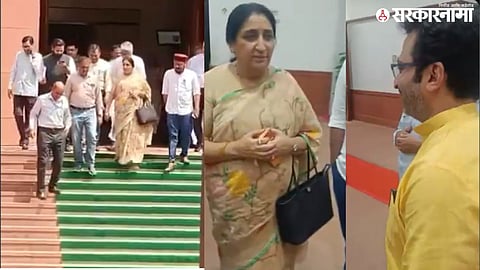 Sunetra Pawar in Delhi