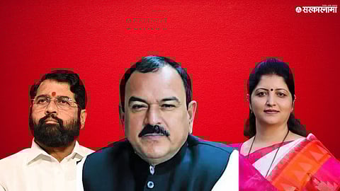 Call records showing multiple conversations between Eknath Shinde–Ashok Kharat and Rupali Chakankar–Sushma Andhare spark political debate in Maharashtra.

