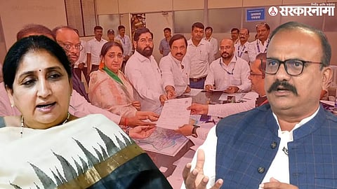 baramati assembly bypoll; ncp candidate sunetra pawar and harshwardhan sapkal