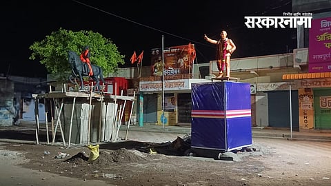 Modnimb Babasaheb Ambedkar statue 