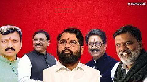 Eknath Shinde meeting sparks speculation as Uddhav Thackeray camp MPs are rumored to be present.
