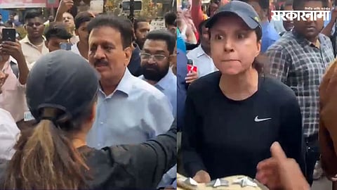 Mumbai Protest Traffic Jam | Girish Mahajan Viral Video