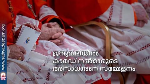 ജനുവരിയില്‍ കാര്‍ഡിനല്‍മാരുടെ അസാധാരണ സമ്മേളനം