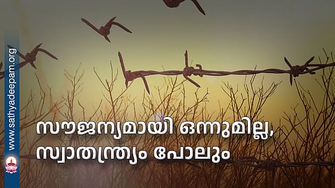 Nothing is free - not even freedom