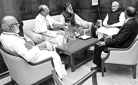 കര്‍ദിനാള്‍മാര്‍ പ്രധാനമന്ത്രിയുമായി കൂടിക്കാഴ്ച നടത്തി
