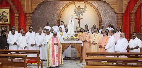 പോര്‍ച്ചുഗലില്‍ നിന്നെത്തിയ ഫാത്തിമാ തിരുസ്വരൂപത്തിനു മെത്രാന്മാരുടെ സ്വീകരണം