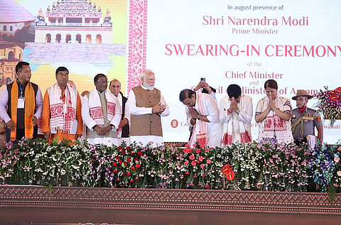 সমৃদ্ধিশালী অসমৰ মুখ্যমন্ত্ৰীৰ দৃষ্টিভংগী বাস্তৱায়িত কৰাৰ প্ৰতিশ্ৰুতি অতুল বৰা আৰু অজন্তা নেওগৰ