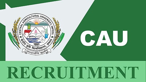 Central Agricultural University (CAU) Arunachal Pradesh Recruitment 2024-  Young Professional-II Vacancy, Job Opening