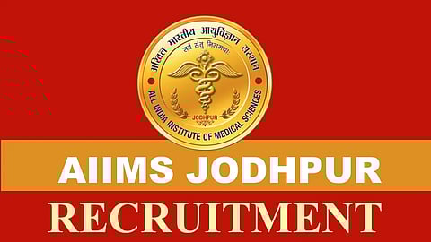 AIIMS Jodhpur Recruitment 2024-  Post-Doctoral Fellowship Vacancy, Job Opening