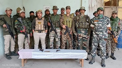  Manipur: Security Forces Conduct Successful Operations, Uncover Cache of Weapons in Kangpokpi District