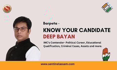 Barpeta Lok Sabha Elections 2024: Know Your Candidate Deep Bayan, INC’s Contender