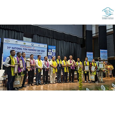 Fish farmers honoured with awards in Meghalaya