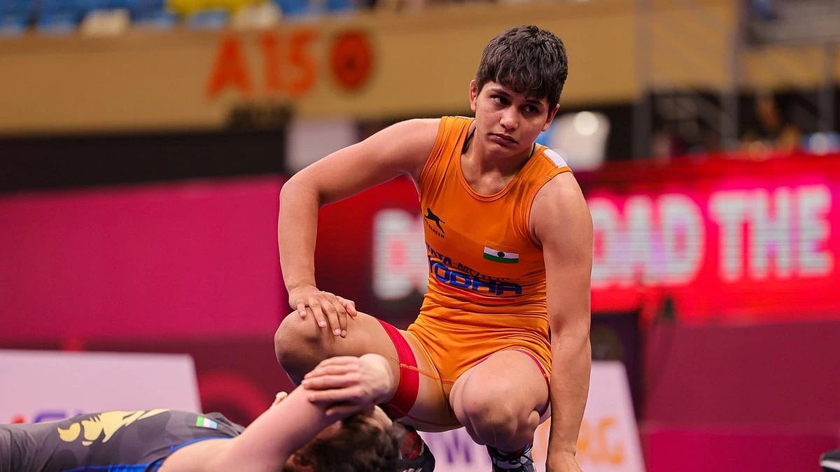 Paris Olympics: India’s Antim Panghal loses to Turkiye’s Zeynep Yetgil in women’s 53kg freestyle wrestling Paris Olympics: India’s Antim Panghal loses to Turkiye’s Zeynep Yetgil in women’s 53kg freestyle wrestling