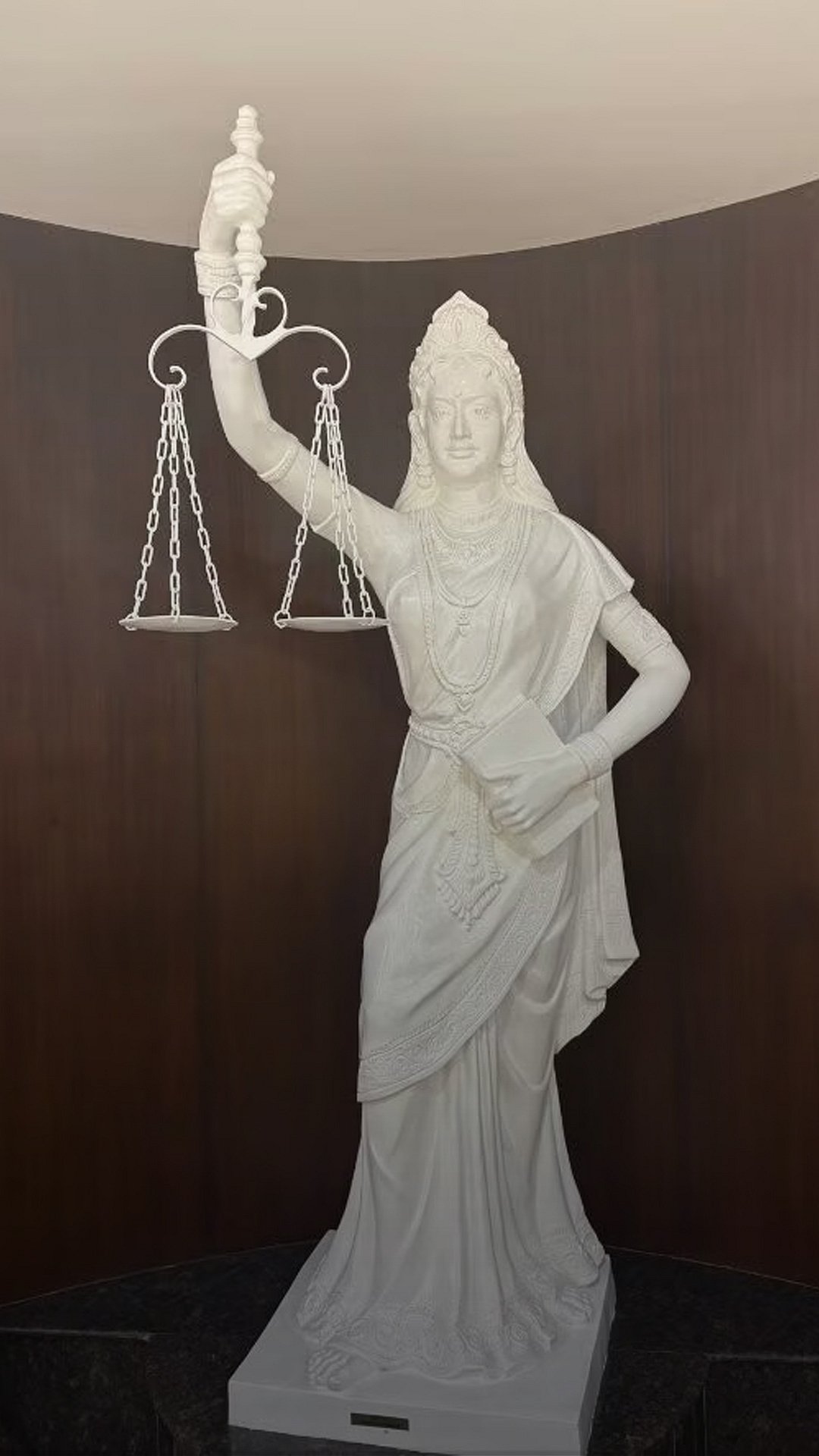 'Law is Not Blind' Supreme Court Unveils New Lady of Justice with Open