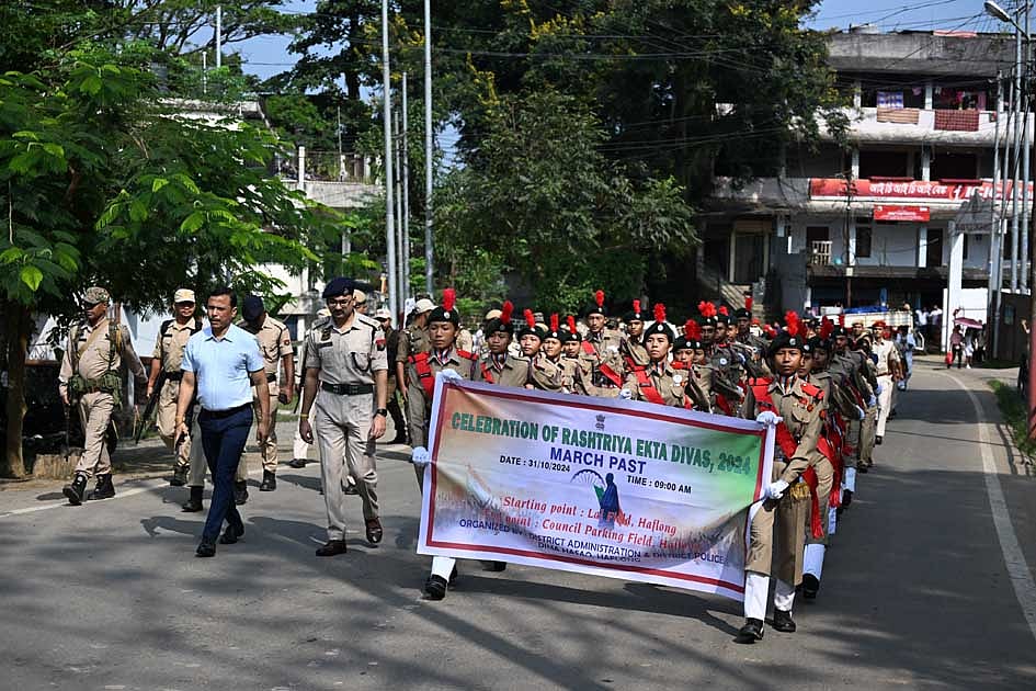 National Unity Day Celebrated in Haflong with Enthusiastic March and ...