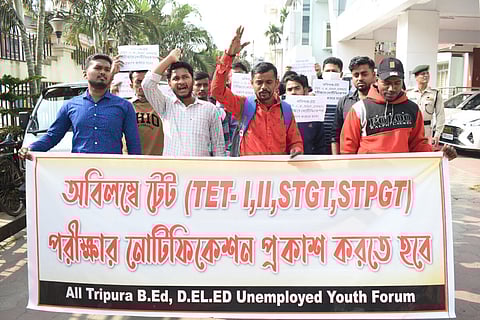 Unemployed Youth Protest 