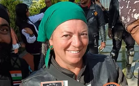 US Bike Rider Berry Thomson