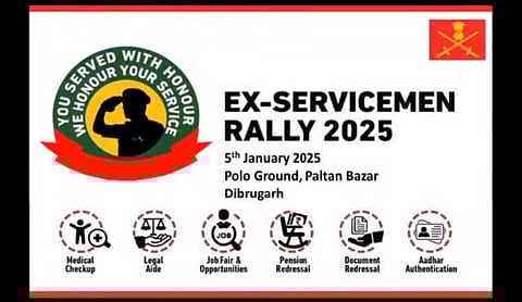 Ex-Servicemen Rally in Dibrugarh