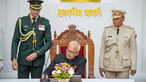 Ajay Kumar Bhalla takes oath