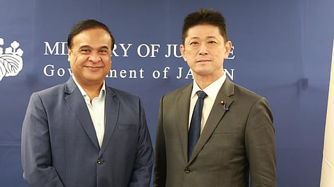 Assam CM Himanta Biswa Sarma Meets Japan's Justice Minister To Deepen Ties 