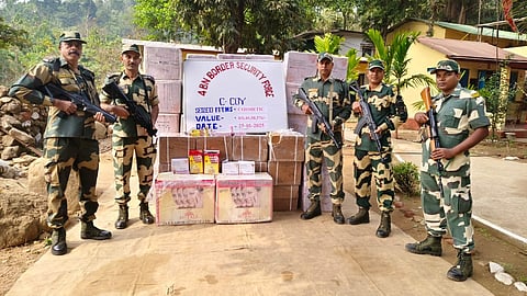 Meghalaya: BSF Thwarts Smuggling Attempt, Seizes Contraband Worth ₹51.5 Lakh