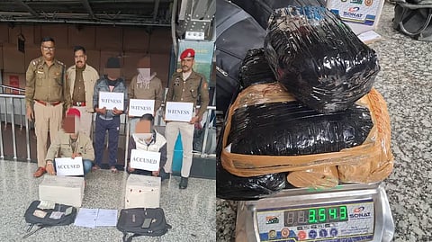 Seizes 9 Kilograms of Suspected Ganja